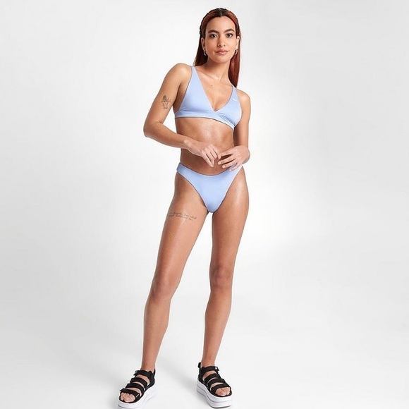 Nike Essentials Swim Bikini Bottoms Women's‎ M Purple Cobalt Bliss Medium NEW - Picture 2 of 6